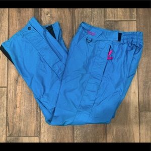 Solstice Gore-Tex Bright Blue and Pink Small Ski Pants